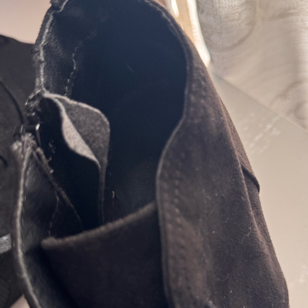 Universal Thread Black Wedge Booties - image 8